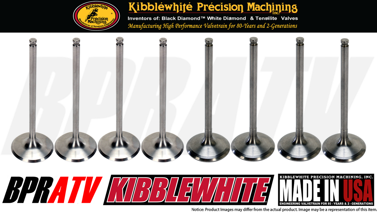 Kibblewhite Precision Valve Kit RED Seals Turbo Polaris RZR Turbo XP Turbo 16-24