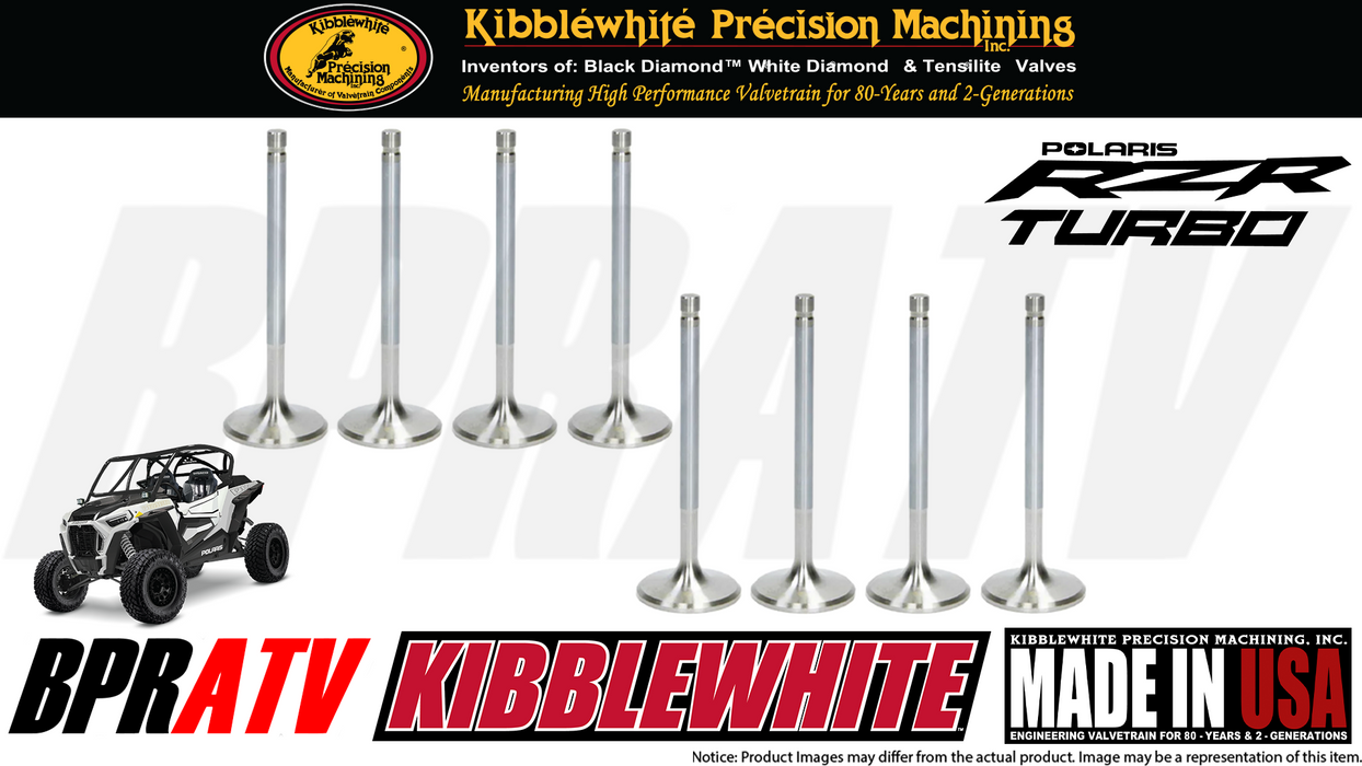 Polaris General 1000 XP1000 Kibblewhite Precision Valve Kit Intake Exhaust 18-24