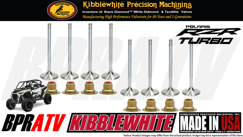 Kibblewhite Precision Valve Kit RED Seals Turbo Polaris RZR Turbo XP Turbo 16-24