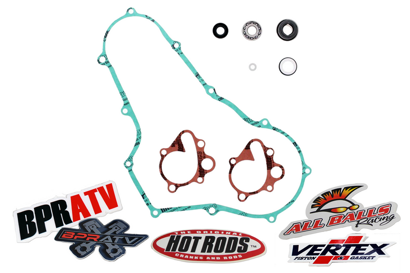86-89 Honda TRX250R TRX 250R Hot Rods Vertex Water Pump Rebuild Kit Seal Bearing