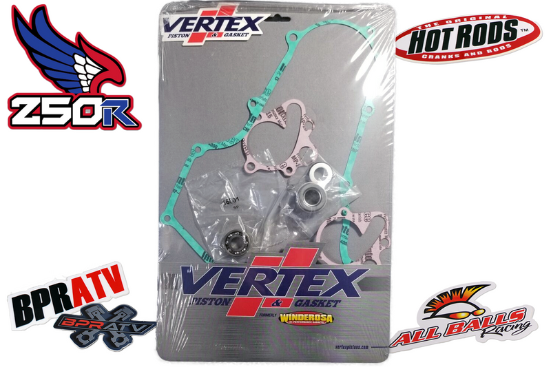 86-89 Honda TRX250R TRX 250R Hot Rods Vertex Water Pump Rebuild Kit Seal Bearing
