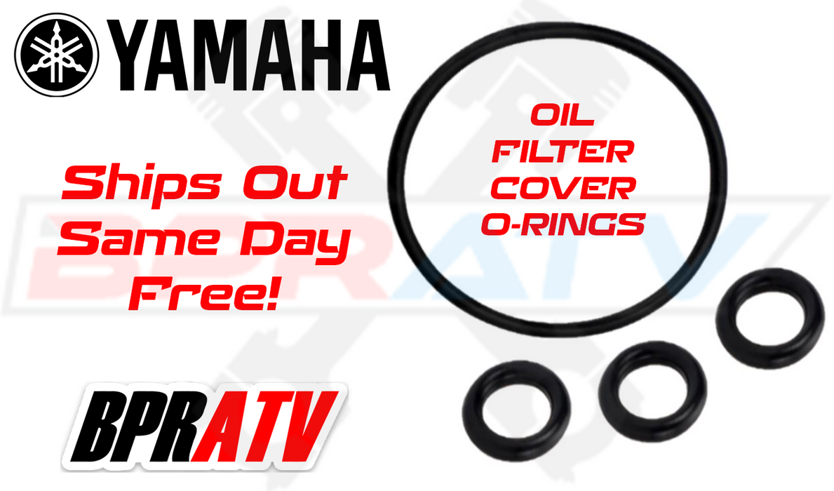 YFZ450R Oil Filter O-rings Crankcase Filter Cover Large Small O Rings O-ring Set