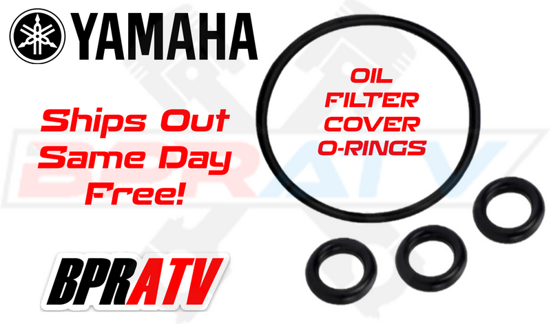 Yamaha WR250X WR 250X Oil Filter O-rings Oil Filter Cover Large Small O ring Set