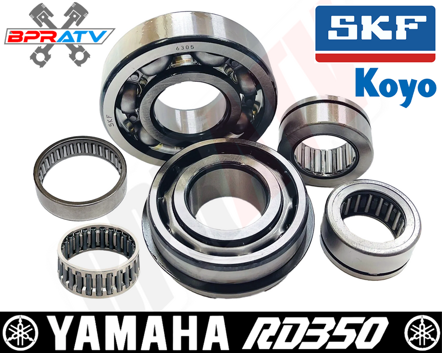 83-95 Yamaha RZ RD 350 YPVS OEM Upgrade SKF + KOYO Gearbox Transmission Bearings