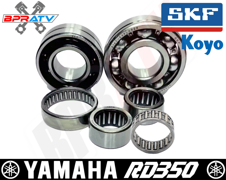 83-95 Yamaha RZ RD 350 YPVS OEM Upgrade SKF + KOYO Gearbox Transmission Bearings