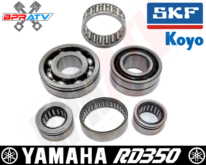 83-95 Yamaha RZ RD 350 YPVS OEM Upgrade SKF + KOYO Gearbox Transmission Bearings