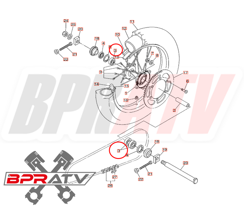 Best 01-13 YZ250F WR 250F Wheel Bearings SKF Complete Front Rear Bearing Kit Set