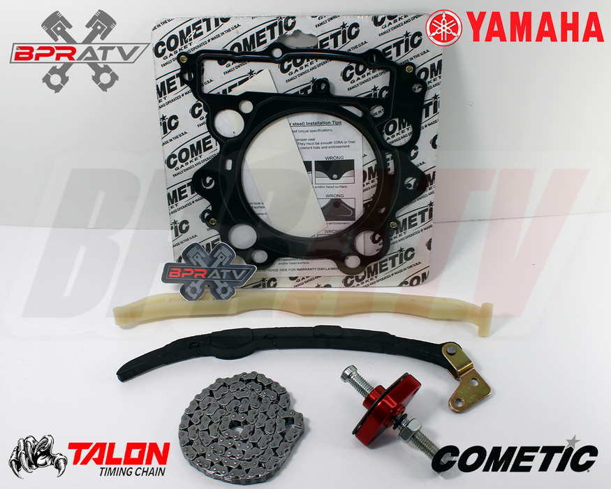 Yamaha Rhino 660 Timing Chain Guides RED Tensioner Kit & COMETIC MLS Head Gasket