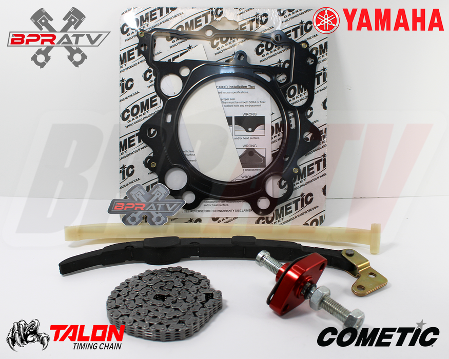 Yamaha Rhino 660 Timing Chain Guides RED Tensioner Kit & COMETIC MLS Head Gasket