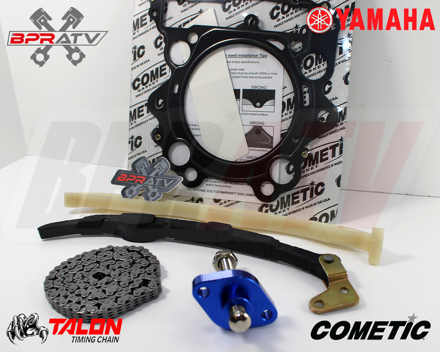 Yamaha Grizzly 660 YFM660 Cam Timing Chain Guides Tensioner Kit & Cometic Gasket