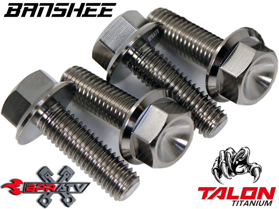 Banshee Foot Peg Bolts TITANIUM Banshee 350 Pegs Flange Bolts Set 95817-10025-00