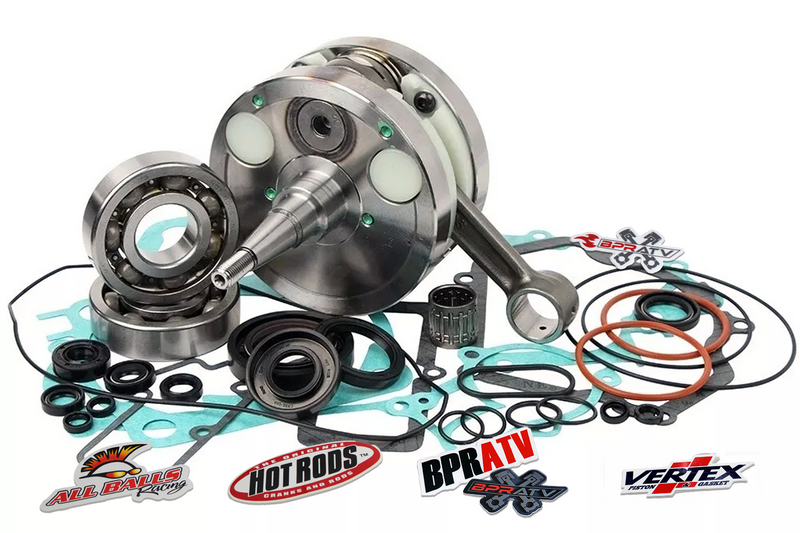 New Hot Rods Crankshaft Rebuild Kit TRX450R TRX450ER '06-14 SKF Bearings Gaskets
