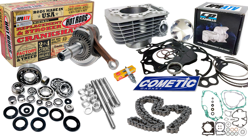 99-04 400EX Big Bore Stroker Kit 89mm Rebuild Complete Top Bottom 465cc Assembly