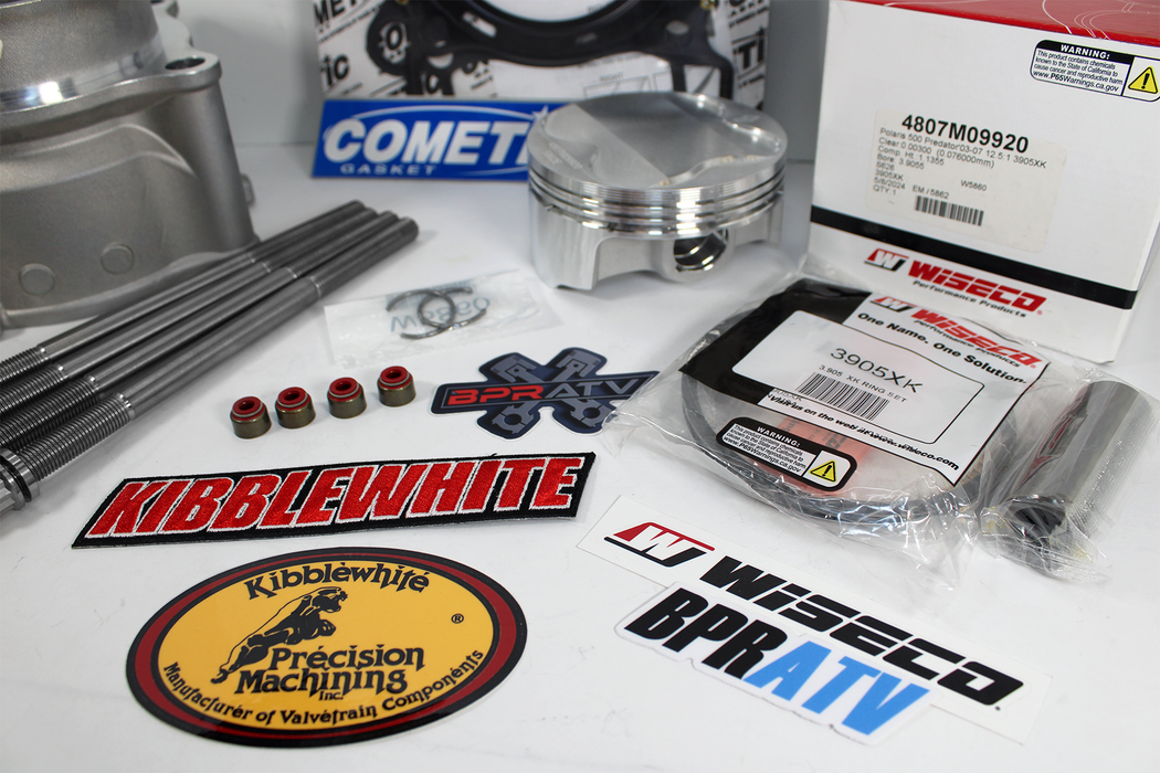 Polaris Predator 500 Outlaw Cylinder Wiseco Piston Ti Studs Top End Rebuild Kit