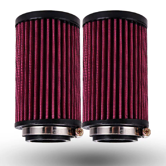 Banshee 38mm 38 mil Lectron Carb Carbs Air FIlters K&N Style 6 Inch Pod FIlters