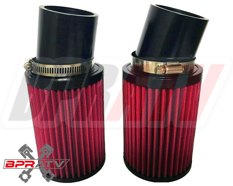 Best Banshee 28mm PWK Carb Air Filters Intakes K&N Style Hi Flow Filter Pair Set