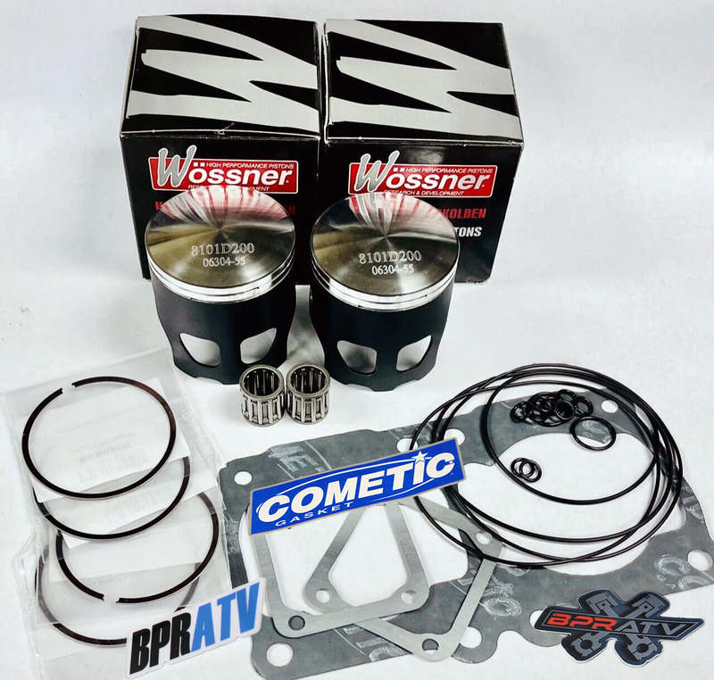 Banshee 421 Cub Serval Athena Top End Rebuild Wossner Pistons Gaskets Orings Kit