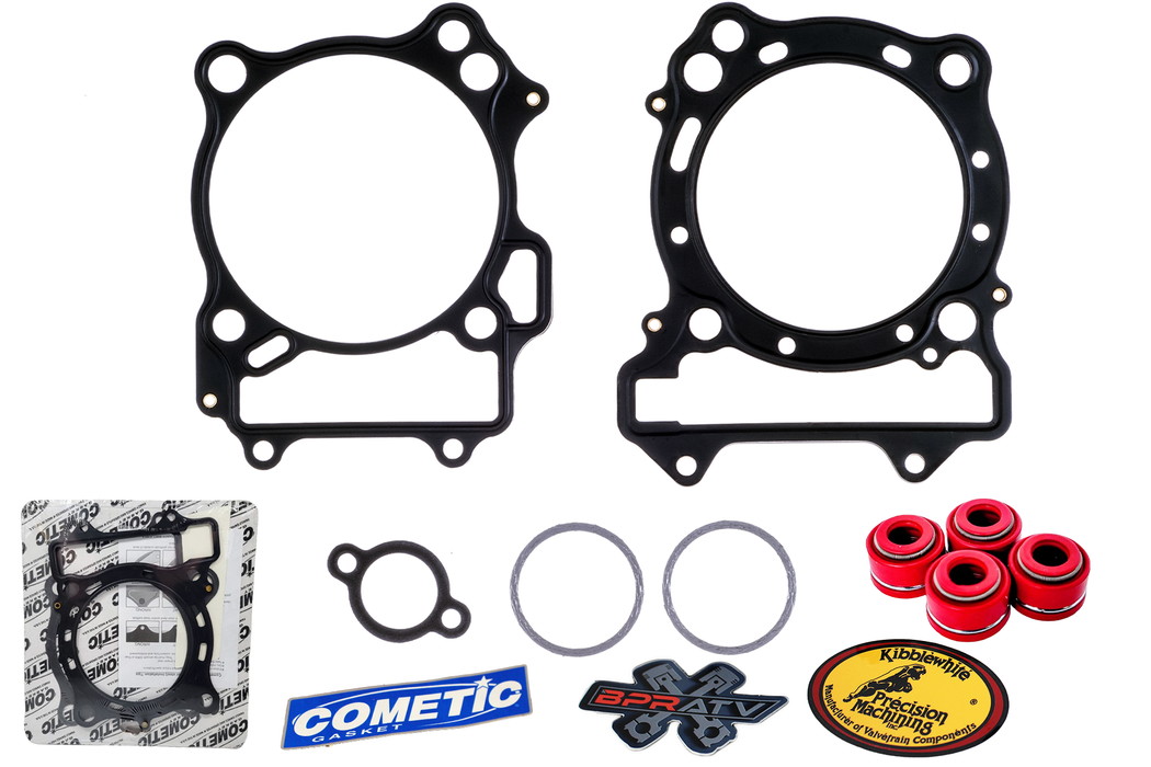 Best DRZ 400 LTZ 400 94mm Big Bore MLS Cometic Top End Gasket Kit KPMI Red Seals