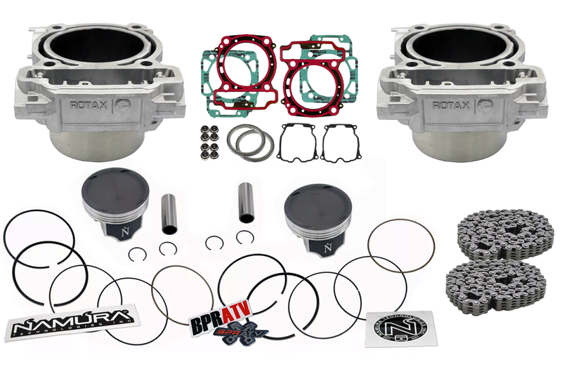 Can Am Outlander 850 Top End Rebuild Kit 94 OEM Cylinders Replacement Piston Set