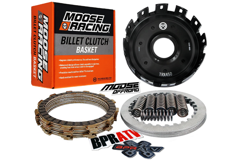 Moose Racing CNC Billet Clutch Basket Heavy Duty Clutch Kit Honda TRX450R 450ER