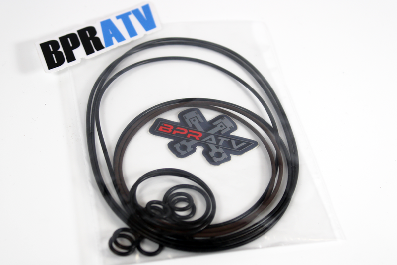 Set of black rubber seals in a clear plastic bag with BPR ATV branding.