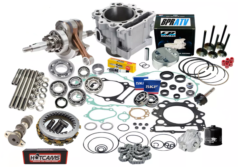 Raptor 660 Stroker Rebuild Kit Big Bore Stage 3 Hot Cam Kibblewhite Valves 719cc
