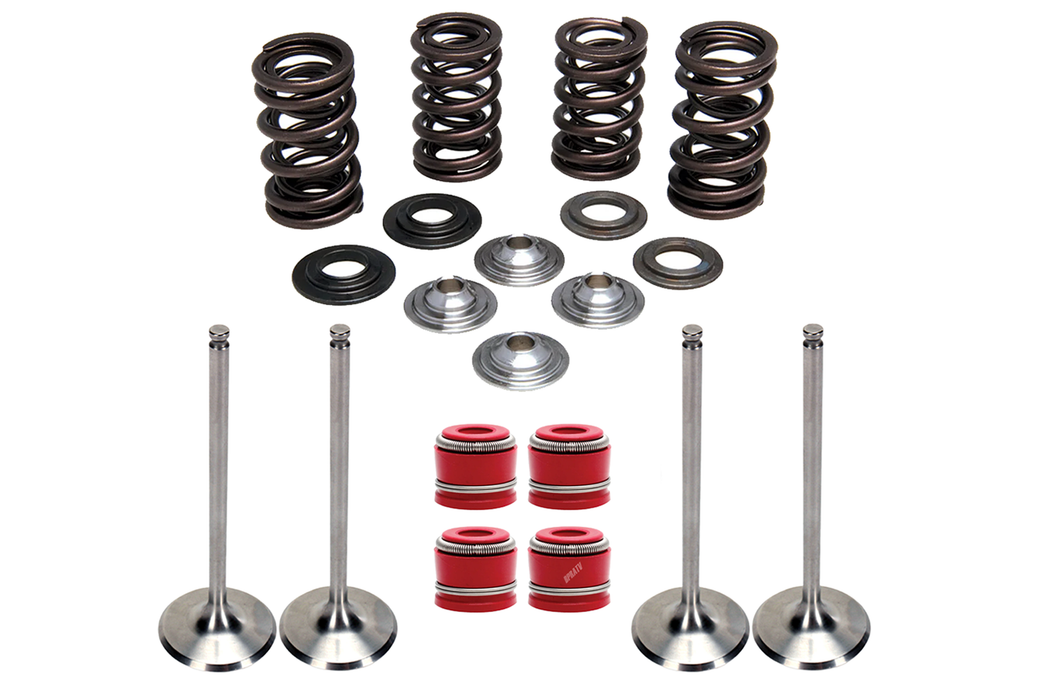 Suzuki LTZ400 Z400 Kibblewhite White Diamond Valves Titanium Spring Kit Red Seal