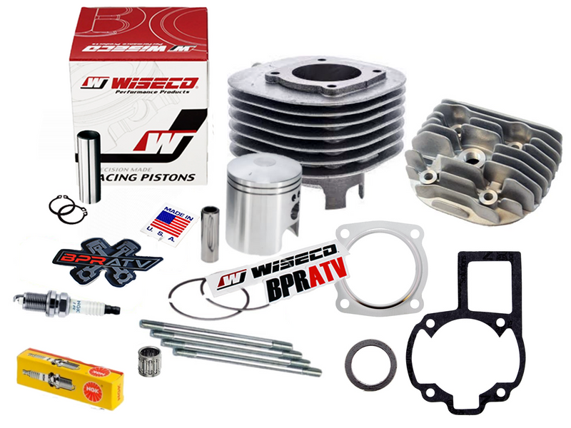 Suzuki LT80 LT 80 / KFX80 Top End Rebuild Kit Wiseco Vertex Titanium Studs Redo
