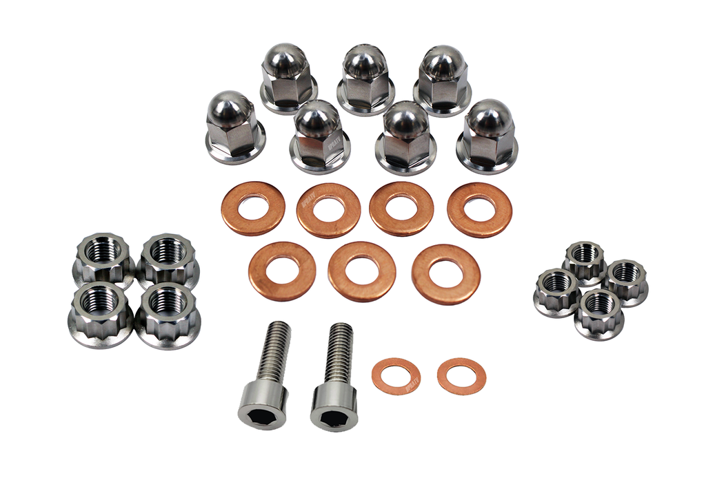 TITANIUM Yamaha Blaster 200 YFS200 Top End Engine Cylinder Head Cap Nuts Kit Set