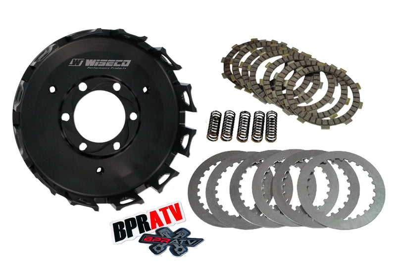 99-04 Honda TRX 400EX Wiseco Heavy Duty Billet Clutch Basket Fibers Springs Kit