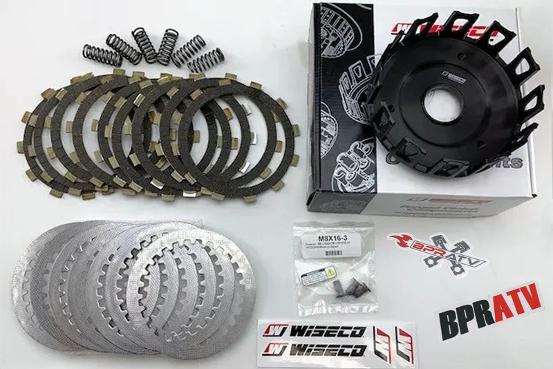 99-04 Honda TRX 400EX Wiseco Heavy Duty Billet Clutch Basket Fibers Springs Kit