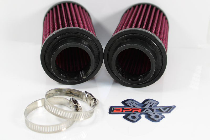 Yamaha Banshee K+N Style Mikuni STOCK Size Carbs Air Filter Pods OUTERWEARS Pair