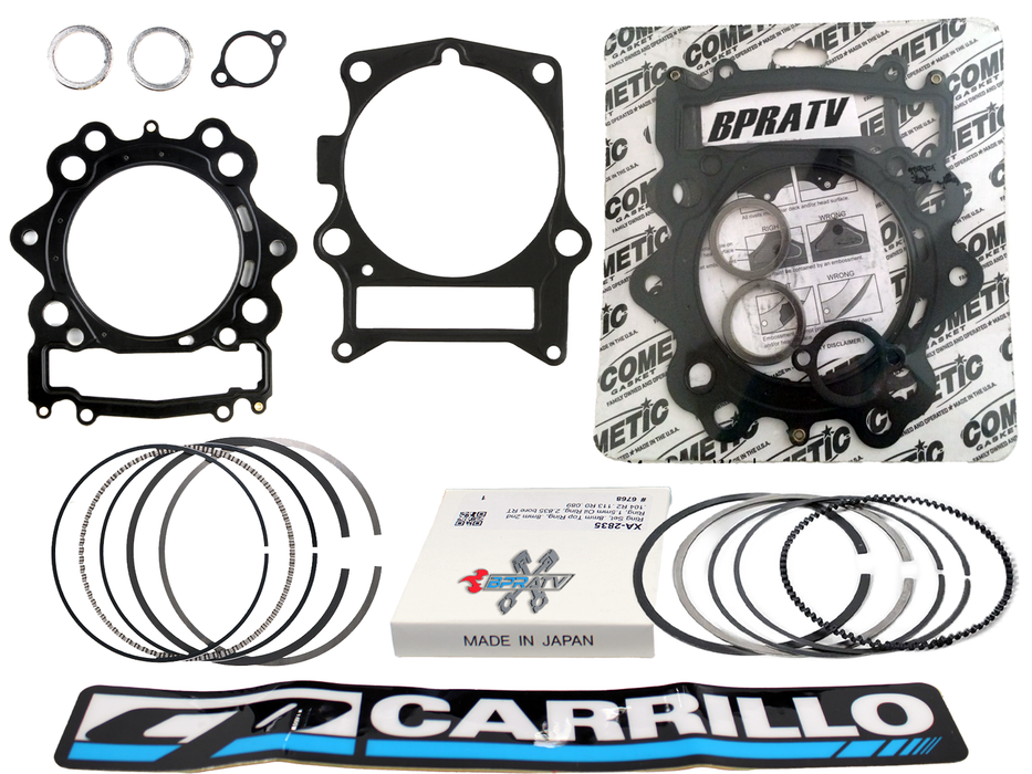 Yamaha Raptor 700 105.5mm 780 Big Bore CP 14:1 Race Gas Piston & Cometic Gaskets