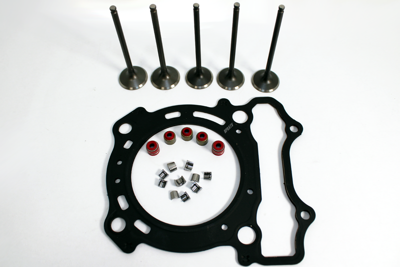 01-13 WR250F WR 250F Intake Exhaust Valves Kit Gasket KIBBLEWHITE Seals Keepers!