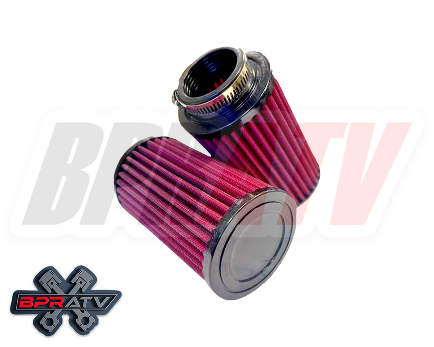 Banshee 38mm Carb Filters K+N Style 38mm Pod Washable Hi Flow Air Filter Set (2)