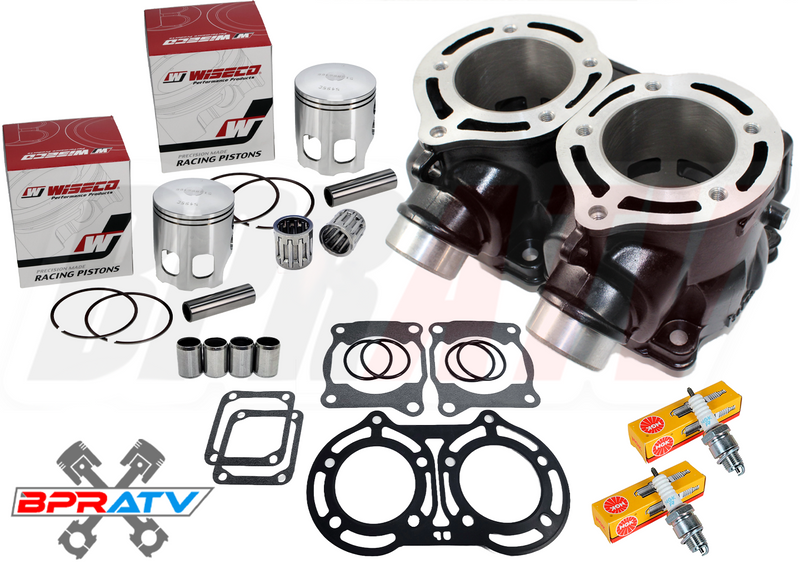 Banshee 66mm +2mm 370cc Cylinder Pair Wiseco Pistons Gaskets Top End Upgrade Kit
