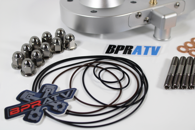 BPRATV Yamaha Banshee 350 One-Piece Performance Cool Head Titanium Studs Nut Kit