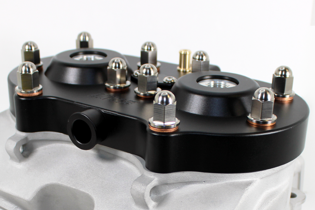 Yamaha Banshee 350 ALPHA CPI CUB 64mm Stock Cylinder Head Black & WISECO Pistons