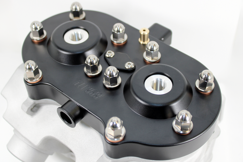 Banshee CUB TITAN-Talon BLACK Billet Performance Cool Head Kit & Titanium Nuts