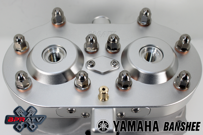 BPRATV Yamaha Banshee 350 Single Piece Performance Cool Head Titanium Acorn Nuts