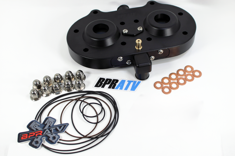 BPRATV Banshee TITAN-Talon Performance BLACK Billet Cool Head & Titanium Nuts