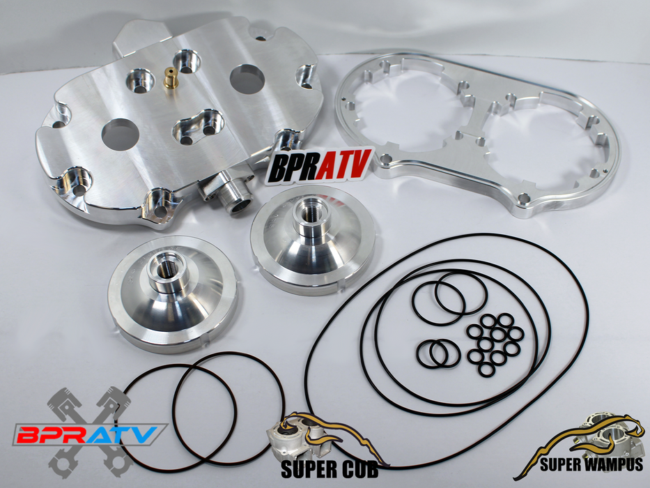 BPRATV Banshee SUPER CUB 521 496 472 BILLET Cylinder Head 27cc Domes O-Rings Kit