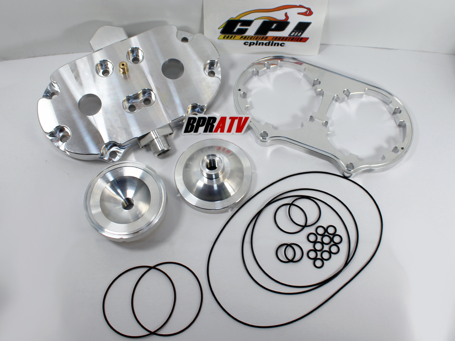 BPRATV Banshee SUPER CUB 521 496 472 BILLET Cylinder Head 27cc Domes O-Rings Kit