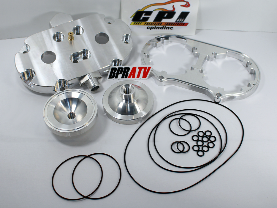 BPRATV Banshee SUPER CUB 521 496 472 BILLET Cylinder Head 27cc Domes O-Rings Kit