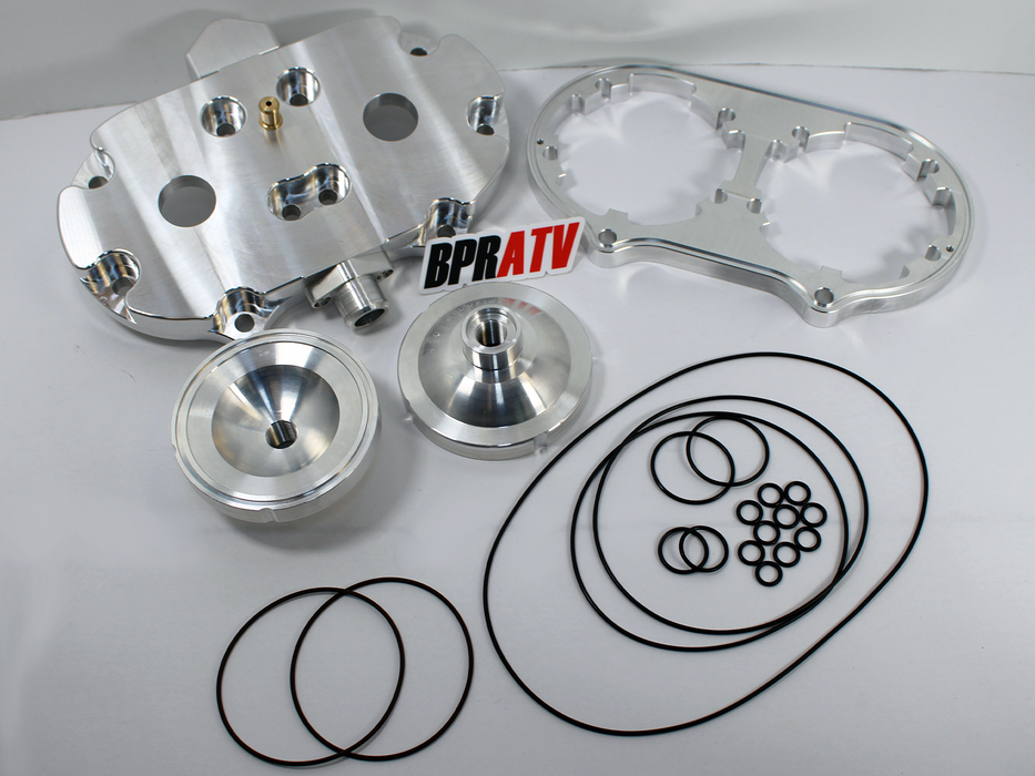 BPRATV Banshee SUPER CUB 521 496 472 BILLET Cylinder Head 27cc Domes O-Rings Kit