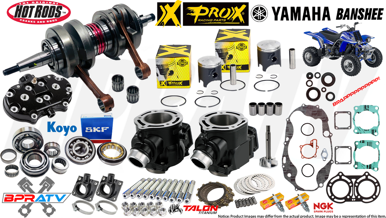 BPRATV Banshee Cylinders ProX Piston Complete Engine Top Bottom End Rebuild Kit