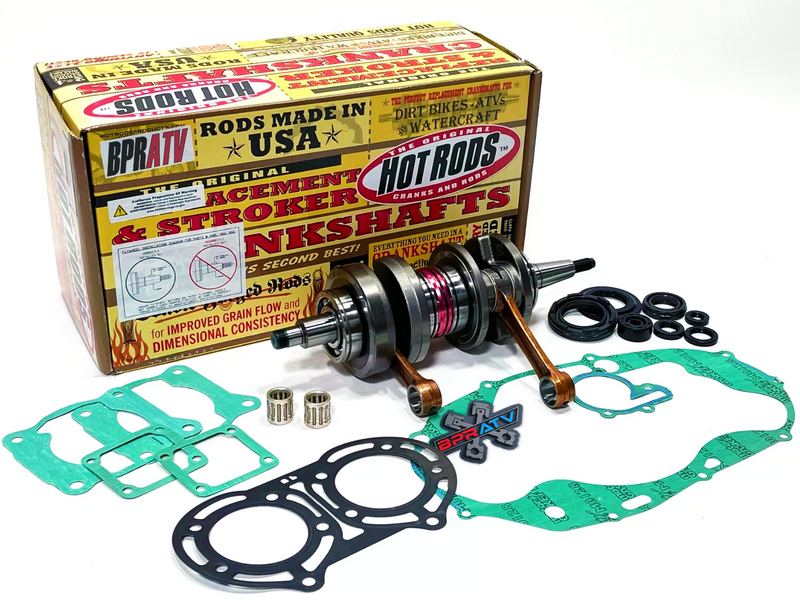 Hot Rods Banshee 350 +4mm Stroker Crankshaft Rebuild Kit w/ Gaskets & NGK Plugs