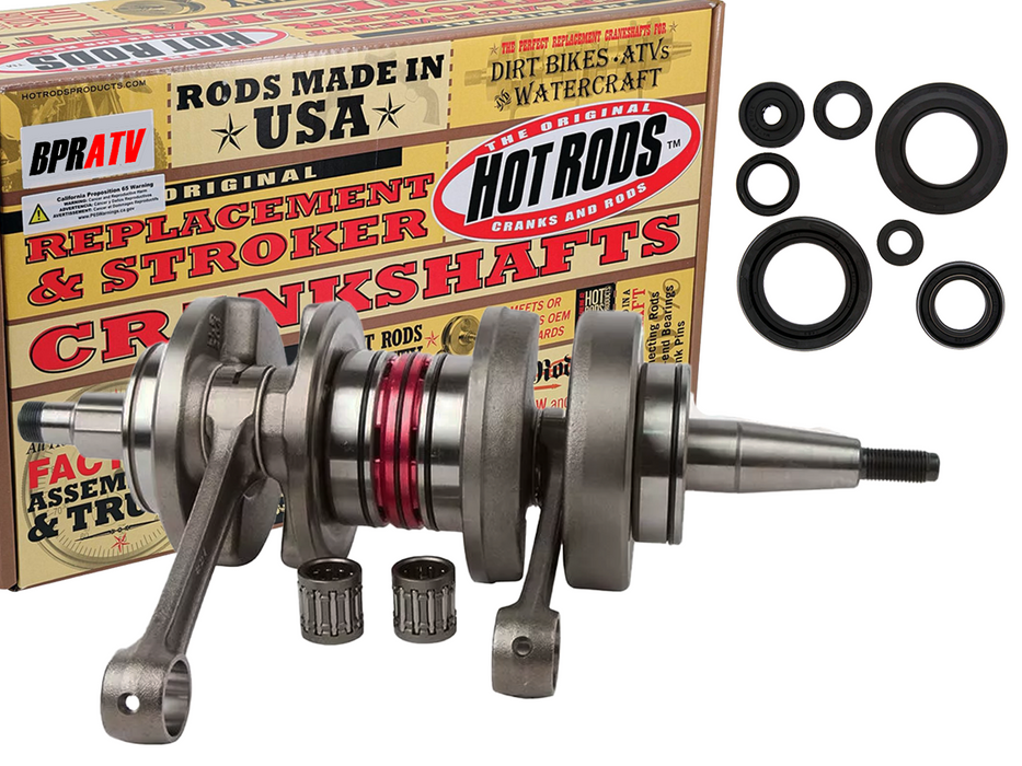 Banshee 421cc 4mm Hotrods Pro Design Stroker Crank Bottom End Rebuild Kit NGK