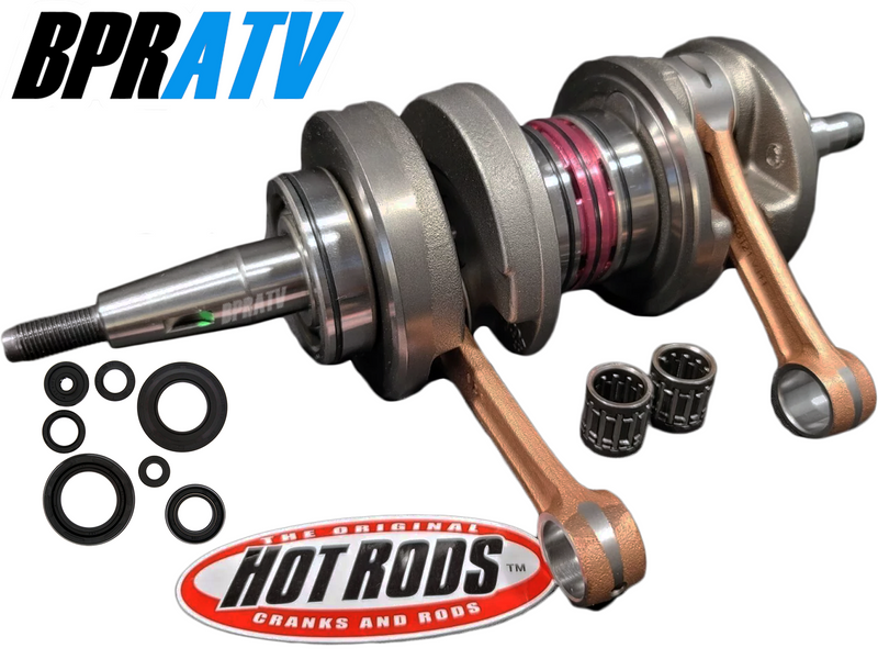 Hot Rods Banshee 350 +4mm Stroker Crankshaft Rebuild Kit w/ Gaskets & NGK Plugs