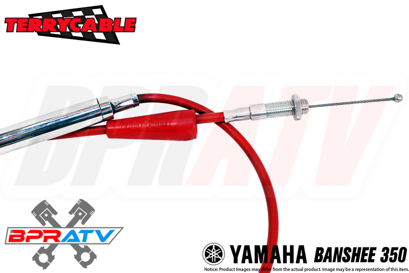 Banshee 350 RED Terrycable Dual TWIST Throttle Clutch Cable Set PWK PJ Carbs USA